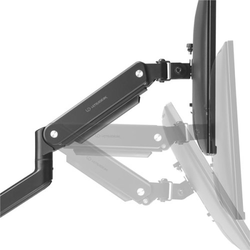 ULTRADESK Polohovatelný držák BRANCH Double pro 2 monitory — černá