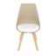 Židle jídelní, cappuccino plast, CT-X7055 CAP
