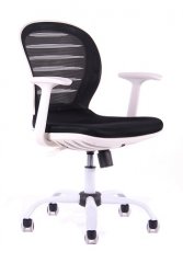 Kancelářská židle SEGO Cool White — černá