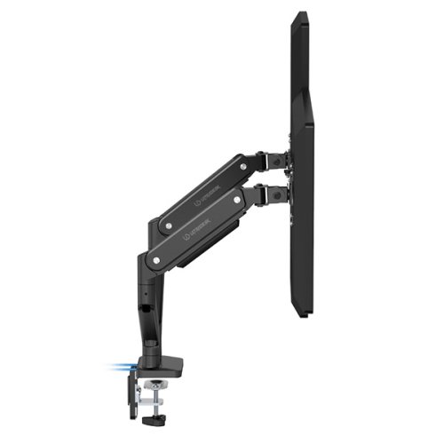 ULTRADESK Polohovatelný držák BRANCH Double pro 2 monitory — černá