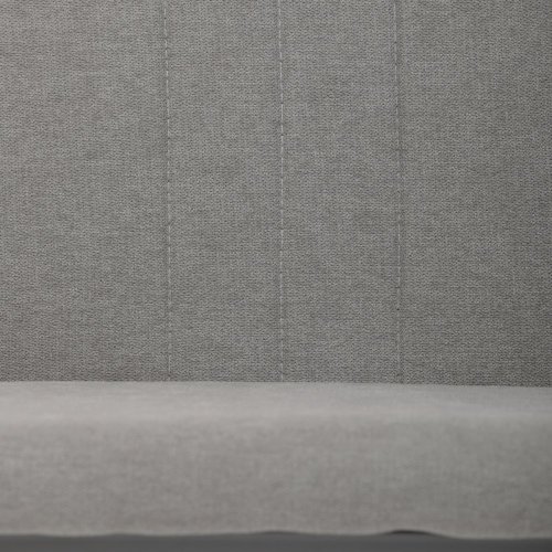 Židle jídelní, béžová látka, šedé kovové nohy - Brevné variany: Hnědá