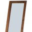 Zrcadlo stojací, v.150 cm, konstrukce z MDF, moření ořech - Brevné variany: Bílá