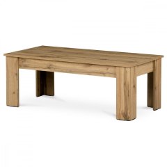 Konferenční stolek 120x60x45 cm, deska a nohy lamino, 3D dekor dub artisan