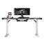 ULTRADESK Herní stůl FORCE SNOW 166×70 cm — bílá