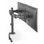 ULTRADESK Polohovatelný držák SKELETON Double pro 2 monitory — černá