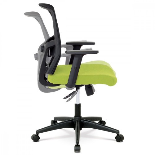Kancelářská židle, látka černá, houpací mechanismus