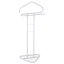 Němý sluha vysoký 108 cm Autronic 81119 — více barev
