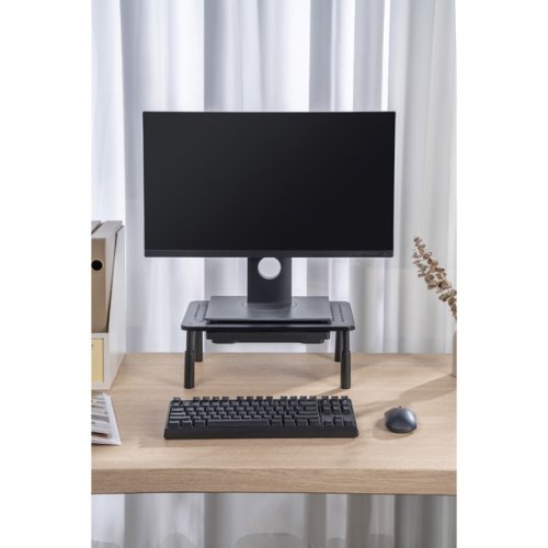 Podstavec pod monitor Powerton — černý
