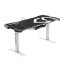 ULTRADESK Herní stůl FORCE SNOW 166×70 cm — bílá