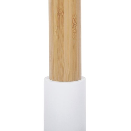 Věšák dřevěný stojanový, masiv bambus, černá + zlatá barva