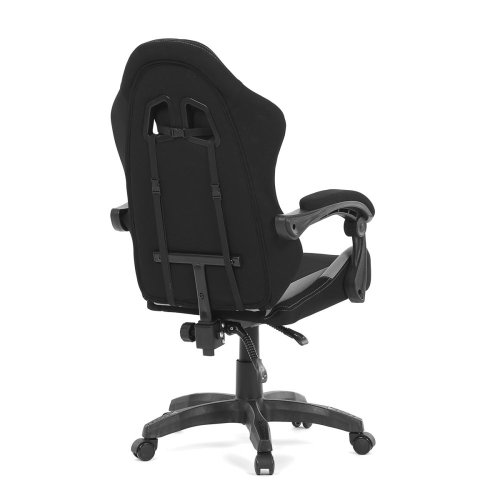 Kancelářské křeslo, permanentní kontakt s aretací, černá látka, KA-R209 GREY - Brevné variany: Šedá