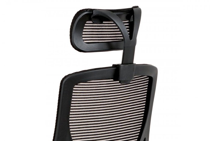 Kancelářská židle, synchronní mech., černá MESH, plast. kříž - Barevné varianty: Černá