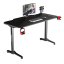 ULTRADESK Herní stůl FRAG 140×66 cm — více barev - Vyberte variantu: Frag černá