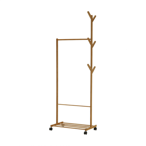 Pojízdný věšák, bambus, šířka 60cm, VIKIR TYP 1 (0000255631) — Memela.cz