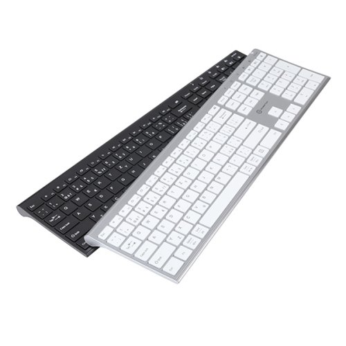 POWERTON Bezdrátová klávesnice ULTRASLIM — více barev