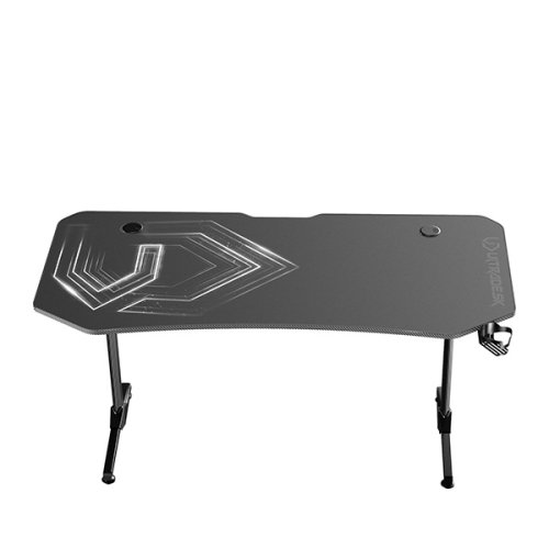 ULTRADESK Herní stůl FRAG XXL 160×75 cm — více barev - Vyberte variantu: Frag XXL růžová