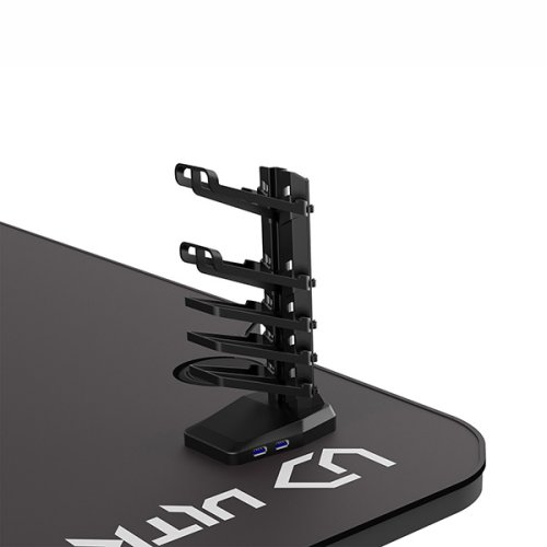 ULTRADESK Herní stůl FRAG 140×66 cm — více barev - Vyberte variantu: Frag černá