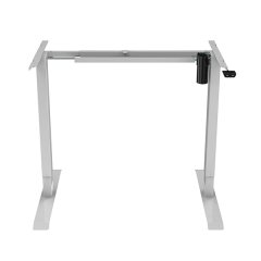 Rám stolu, elektricky nastavitelná výška, rozsah 500 mm, šedý, 70 kg nosnost, ergo