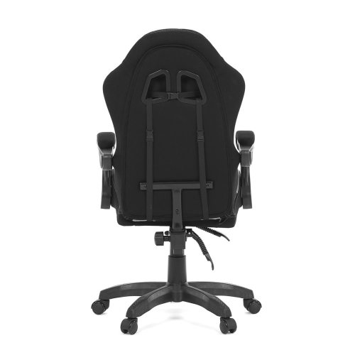 Kancelářské křeslo, permanentní kontakt s aretací, černá látka, KA-R209 GREY - Brevné variany: Šedá