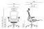 Kancelářská židle Antares BAT NET PDH + FOOTREST — šedá