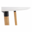 Barový stůl, bílá/dub, průměr 60 cm, IMAM (0000261519) — Memela.cz