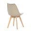 Židle jídelní, cappuccino plast, CT-X7055 CAP