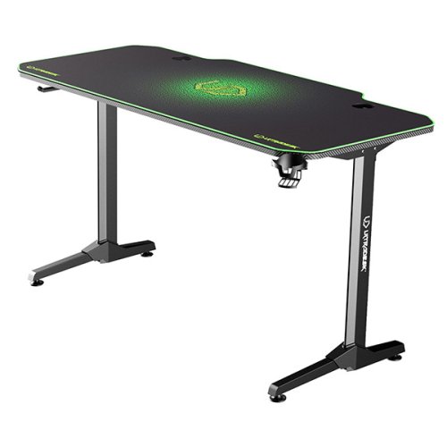 ULTRADESK Herní stůl FRAG 140×66 cm — více barev - Vyberte variantu: Frag černá