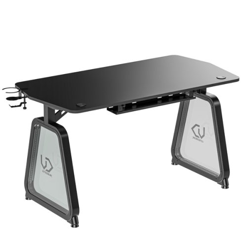 ULTRADESK Herní stůl BOOSTER 136×70,5 cm — černá