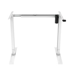 Rám stolu, elektricky nastavitelná výška, rozsah 500 mm, bílý, 70 kg nosnost, ergo