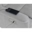 TV a relaxační křeslo s elektrickým ovládáním, potah hnědá látka - Brevné variany: Stříbrná