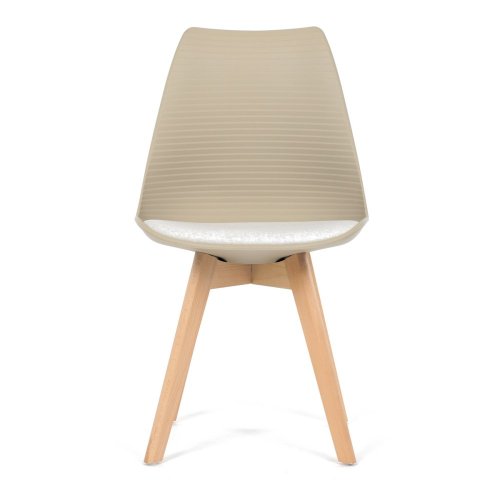 Židle jídelní, cappuccino plast, CT-X7055 CAP