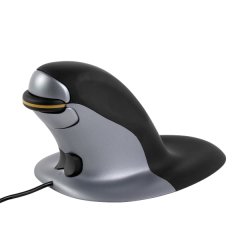 Vertikální ergonomická myš Fellowes Penguin, vel.M, drátová | Memela.cz