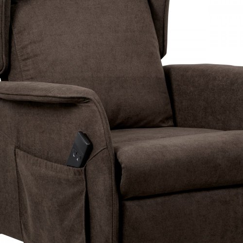 TV a relaxační křeslo "ušák"+ elektrické polohování, 1 motor 230V / 29V, potah h