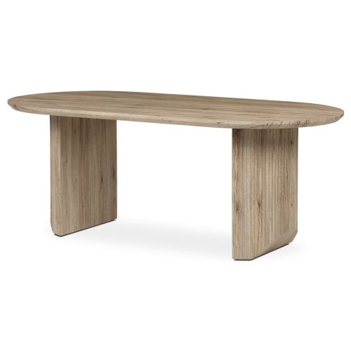 Stůl jídelní, 200x100x76 cm, MDF deska, 3D dekor dub san remo. - Brevné variany: San remo