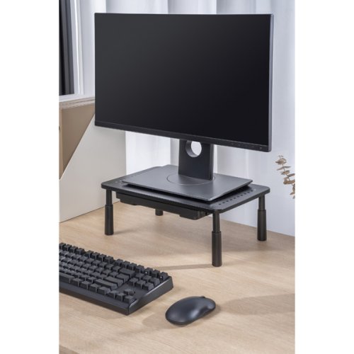Podstavec pod monitor Powerton — černý