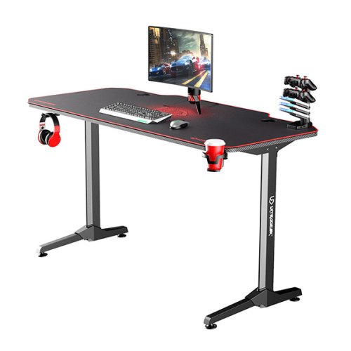 ULTRADESK Herní stůl FRAG 140×66 cm — více barev - Vyberte variantu: Frag černá