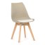 Židle jídelní, cappuccino plast, CT-X7055 CAP