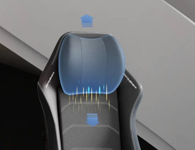 Herní židle DXRacer MASTER GC/XLMF23LTD — více barev - Vyberte variantu: Černobílá (1051931)