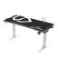 ULTRADESK Herní stůl FORCE SNOW 166×70 cm — bílá