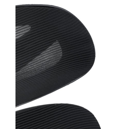 Kancelářská židle, černá síťovina, černý plast, kolečka na tvrdé podlahy - Brevné variany: Šedá