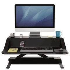 Pracovní stanice, Sit-Stand Lotus, černá, plast-kov, Fellowes