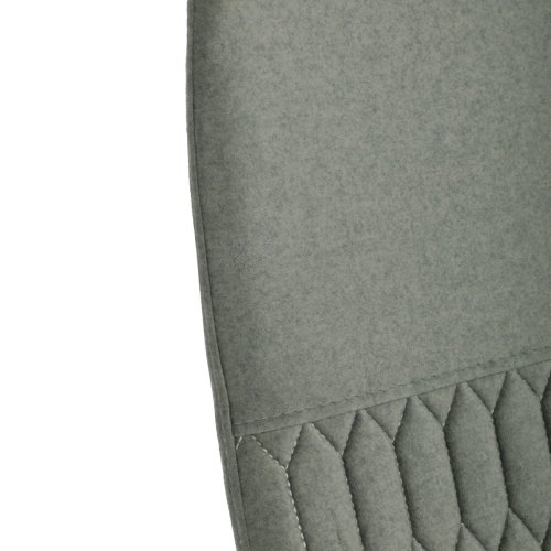 Židle jídelní, cappucino látka, černý kov