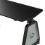 ULTRADESK Herní stůl BOOSTER 136×70,5 cm — černá