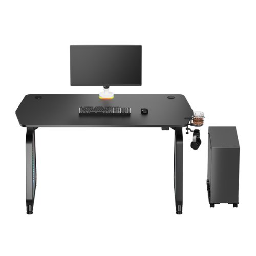 ULTRADESK Herní stůl BOOSTER 136×70,5 cm — černá