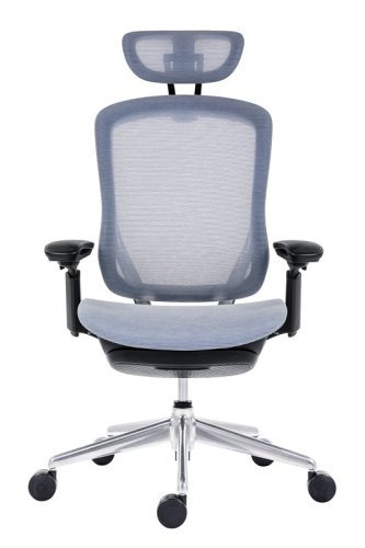 Kancelářská židle Antares BAT NET PDH + FOOTREST — šedá