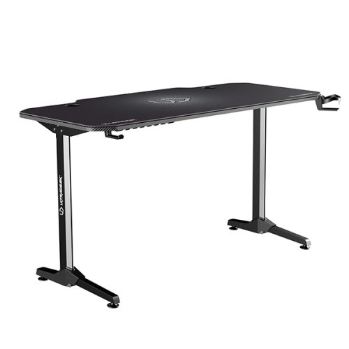 ULTRADESK Herní stůl FRAG 140×66 cm — více barev - Vyberte variantu: Frag černá