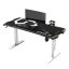 ULTRADESK Herní stůl FORCE SNOW 166×70 cm — bílá