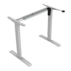 Rám stolu, elektricky nastavitelná výška, rozsah 500 mm, šedý, 70 kg nosnost, ergo