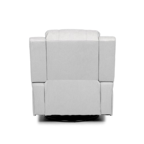 TV a relaxační křeslo, manuální polohování, potah šedá látka v dekoru kůže - Brevné variany: Šedá