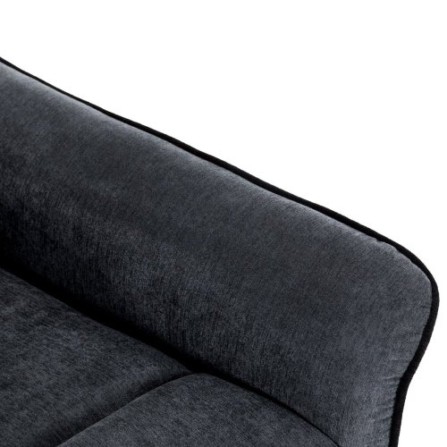 TV křeslo, šedá látka, manuální polohování